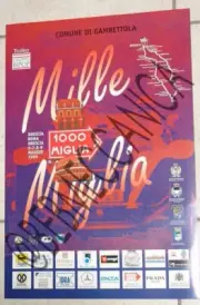 Manifesto Original Poster 1000 a Thousand Miles Gambettola 50 X 34 1999