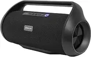 TELLUR Obia Bluetooth Speaker Large, 50 W, Music Box Bluetooth with True Wireless Stereo, IPX5 Splashproof, Radio Bluetooth Box, Hands-Free Function, USB MP3, AUX Socket 3.5 mm, Black