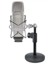 Samson C01U Pro Recording Podcast Microphone+Shock Mount+Weighted Mic Stand