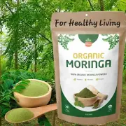 ORGANIC Moringa Leaf Powder, Oleifera, Non-GMO, 16oz Natural Pure, Healthy