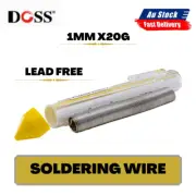 DOSS 1MM X20G LEAD FREE SOLDER WIRE SN99.3% CU0.7% FLUX2.2%