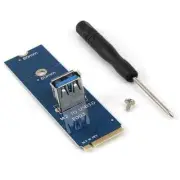NGFF M.2 To USB 3.0 Adapter Converter Expansion GPU Riser Card for Mining