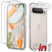 For Google Pixel 9 Pro XL 9A 8 7 8A Case Clear Shockproof Cover Screen Protector