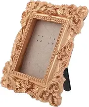 BESPORTBLE Victorian Photo Frame Ornament Resin Material Diy Picture Ornament Small Frame for Tiny Photo Unique Home Decor