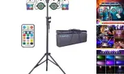 DJ Lights with Stand, 5 in 1 Party Lights DJ Disco Light for Parties Indoor,