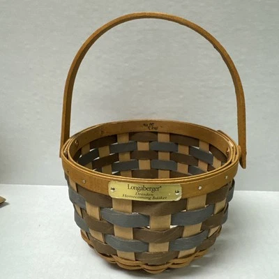 Longaberger Dresden Homecoming Bee Basket signed by Jeff