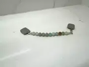 Brand New Handmade Amazonite Crystal Fitbit Bracelet, Fitbit Luxe 6 Inches Wrist