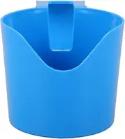VANZACK Pool Cup Holder Pool Cup Rack Beverage Holder for Pool Swimming Pool Drink Holder Cup Holders for Above Ground Pools Pool Side Cup Holder Bathtub Wine Glass Holder Plastic Blue
