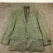 NWT Brooks Brothers Sport Coat Blazer Moon Tweed Wool Windowpane Plaid 46R