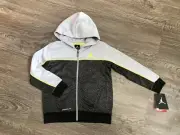 Nike Air Jordan Jumpman Elephant Print Therma-FIT FZ Hoodie Boy 4 $70 853064-174