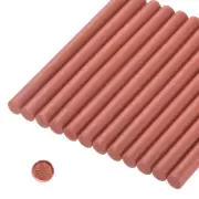 12 Pcs Dark Red Cylinder Sealing Wax Stick Glue Gun Wax Seal Rod