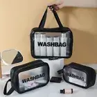 Translucent Water Proof For Travel wash Bag Cosmetic Bag Storage Bag Matte