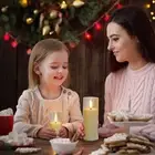 Break-resistant Led Candles Elegant Flameless Set for Home Restaurant