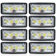 8pcs Work Headlight Lamps Bulbs For John Deere Tractors 7800,7210, 7410, 7510