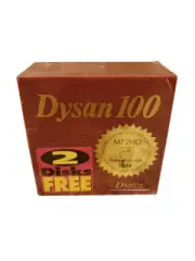 New Sealed Dysan 100 Diskettes MF2HD Formatted for IBM NIB 10 Blank Disks Floppy