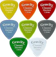 Gravity Guitar Picks - Acrylic - Classic Standard 1.5mm - 8 Color Assortment - Brighter, Louder, Faster