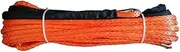 10mm X 30m Winch Rope Synthetic Car Tow Recovery Cable Off Road 4X4(Orange)