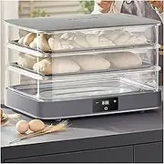 Bread Fermentation Box, 40L Electric Dough Raising Machine, Adjustable Temperature 20~45°C and Timer, for Homemade Natto Yogurt Bread at Home