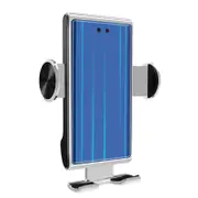 Catzon R5 Wireless Charger Smart Sensor Car Holder Fast Charging Retractable Clip For 3.5-7.5 inch Smart Phone-Silver