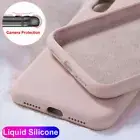 For Samsung Galaxy S24 S23 Ultra Note 20 S21 S22 Liquid Silicone Soft Case Cover
