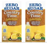 2-PACK Zero Sugar Country Time Lemonade Drink Mix SAME-DAY SHIP