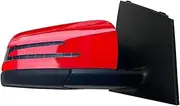 Auto Side Door Mirror Assembly Compatible For Mercedes-Benz W246 B180 B200 2011-2014 Car Electric Folding Turn Signal Lamp Mirror Assy(Red,Electric Right)