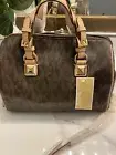 Michael Kors Grayson Monogram Duffle Satchel
