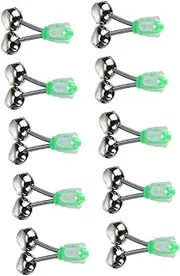 10pcs Fishing Rod Bells Fish Bait Alarm Outdoor Fishing Alert High Sensitivity Easy to Use