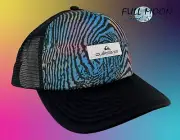 New Quiksilver Magpie Coop Tarmac Mens Snapback Trucker Cap Hat