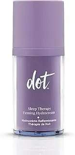 DOT Sleep Therapy Firming Hydrocream – Anti Aging, Anti-Wrinkle Facial Night Cream With Retinol - Moisturizing, Lifting & Recovery – Non Oily - Menopause Skincare - For All Skin Types - Vegan - Sulfate Free - Travel Size - 1.7 oz