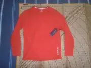 MENS MEDIUM ORANGE KENNETH COLE LS SHIRT - NWT