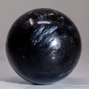 431g65mm Astrophyllite Sphere Crystal Ball Stone Fireworks Quartz Healing Flash