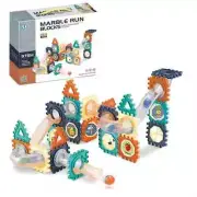 66pcs Stem Building Toys For Kids Marble Run Race Track Toy Set