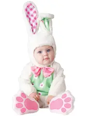 Baby Bunny Rabbit Easter Animal Deluxe Girls Infant Costume