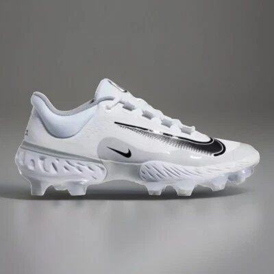 Nike Alpha Huarache Elite 4 Low MCS Baseball Molded Cleats FD6255-100 Size 10.5