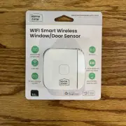 Homezone Wi-Fi Smart Wireless Window/Door Alarm Sensor, White