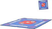 KOMBIUDA Mahjong Game Mat Table Pad Non-Slip Cover Sturdy Polyester Pattern Fits Tables