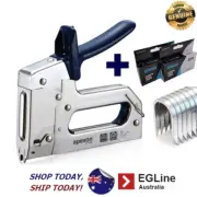 Professional Stapler Wire Tacker LAN COAXIAL Cable T25 Staple Gun -Heavy Duty