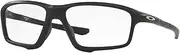 Oakley Men's Ox8076 Crosslink Zero Square Prescription Eyeglass Frames