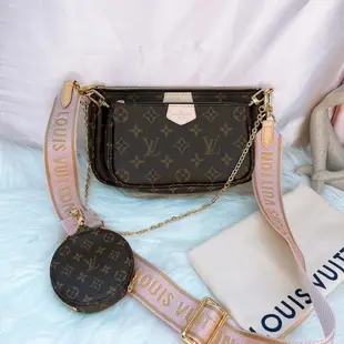 歐美代購 台灣現貨 Louis Vuitton 路易威登 LV 五合一 鍊帶零錢斜背包 肩背包