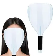 Hairdresser Bangs Baffle Professional Visor, Bang Baffle Salon Face Protection Glasses, Lightweight Transparent Hairdressing Salon Tools for Home Hairdressing Salon