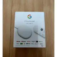 在飛比找蝦皮購物優惠-Google Chromecast 第4代 4K版本 附遙控