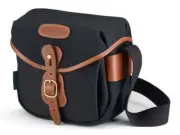 New Billingham Hadley Digital Camera Bag (Black Canvas / Tan leather) #35633