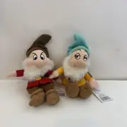 Grampy and Bashful Disney Snow White 8” Plush