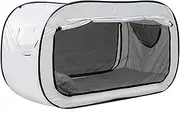 Pop Bed Tent, Pop Up Privacy Tent for Indoor Use Bed Canopy for Sleeping Bed Tent Double Door, Installation- Bed Tent Twin Privacy Bed Tent for Adults Bed Canopy Shelter