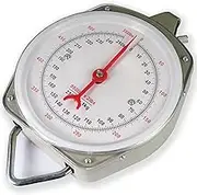 Hanging Spring Dial Scale 550lb/250kg Big Game Scale，Hanging Scale with 2 S-Hooks for Warehouse Kitchen Fishing Hunting (Easy to Read Dial)