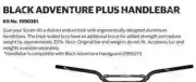 Fit For Royal Enfield Black Adventure Plus Handlebar Himalayan