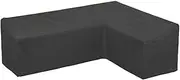 L Shape Furniture Cover UCARE Outdoor V-Shaped Sectional Sofa Cover Waterproof Lawn Patio Furniture Cover for Garden