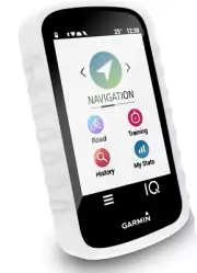 TUFF LUV Silicone case and screen protection for Garmin Edge 830 - White