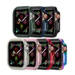 APPLE WATCH SERIES SE/6/5/4 44MM 軍盾防撞 抗衝擊 鋁合金雙料邊框保護殼